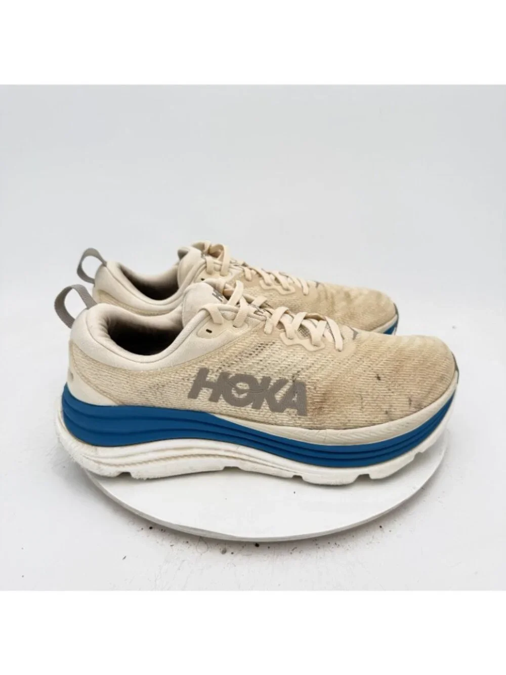 Hoka One One Gaviota 5 Men Size 11 2E 1127929 BHFG Birch Foggy Night Shoes
